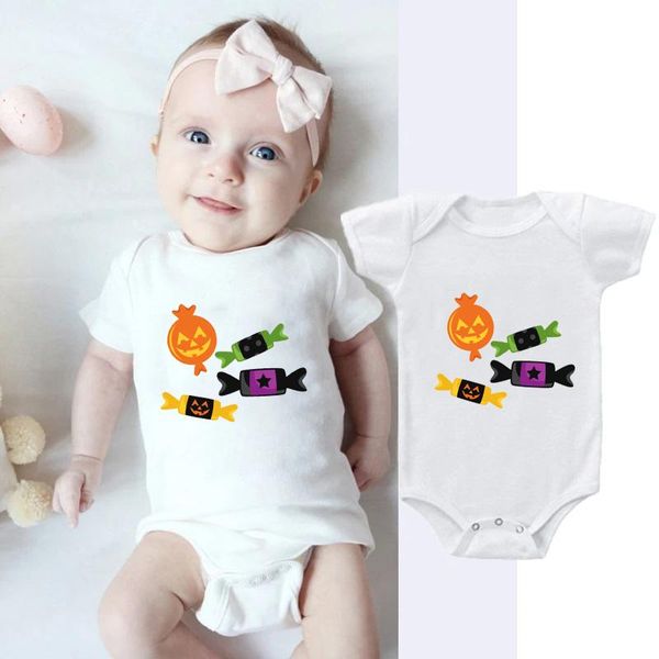 

rompers baby boys girls romper born halloween costume jumpsuits candies cartoon bodysuits for infants short sleeve winter clothes, Blue