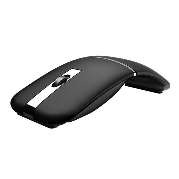 

lappc non-slip rechargeable bluetooth 2.4ghz wireless mouse optical ultra thin foldable arc ergonomic home office dual modes mice