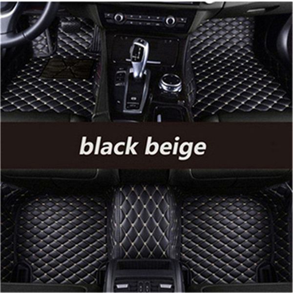 

the mercedes-benz slk the s-class gle slc glc sl car floor mat waterproof pad leather material is odorless and non-toxici