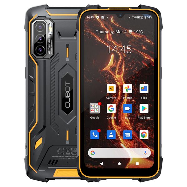 

[eu tax cubot kingkong 5 pro rugged mobile phone 4gb ram 64gb rom 8000mah ip68/ip69k waterproof android 11 nfc global 4g lte smart cell pho