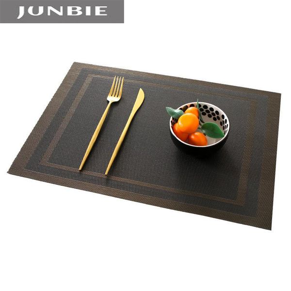 

mats & pads junbie pvc coasters stand for pot dining table placemat slip insulation pad heat resistant plastic pan mat