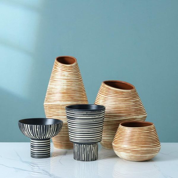 

vases nordic balcony small flower pots, creative ceramics, painted crafts, home deskdecorations, hydroponics dxuialoi