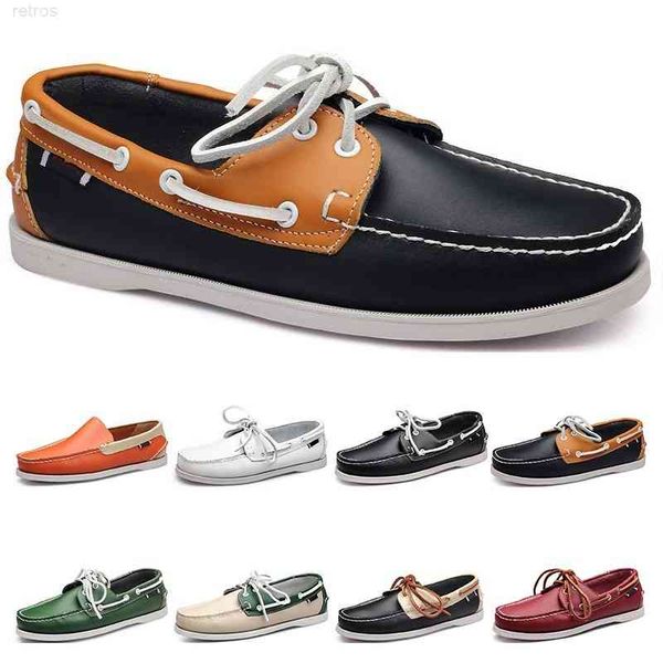 

fifty-eight mens running shoes leather british style black white brown green yellow red fashion outdoor comfortable breathable