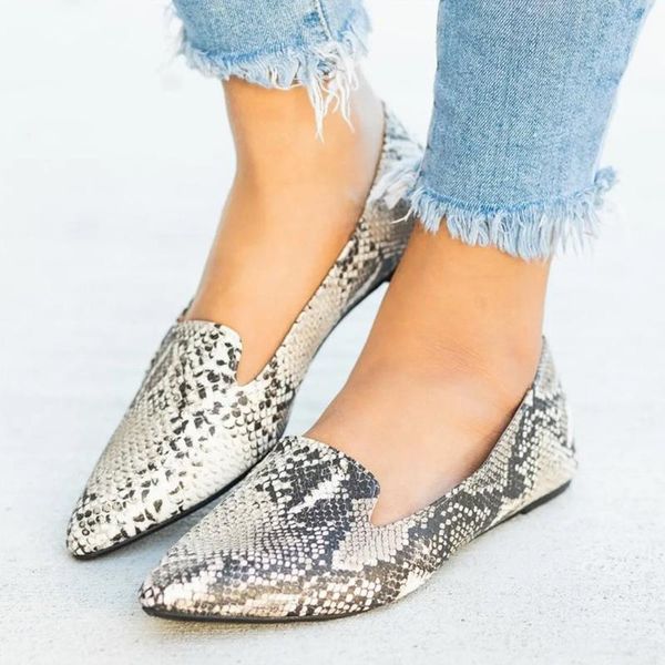 

women animal pattern pointed beach casual shoes summer sandals fashion outdoor flat #6, Black