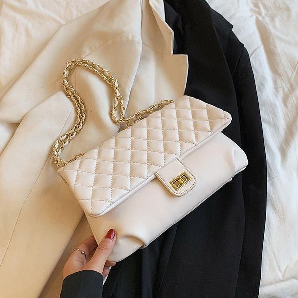 

evening bags luxury armpit shoulder bag women fashion high-quality pu leather crossbody women's designer chain handbags and purse