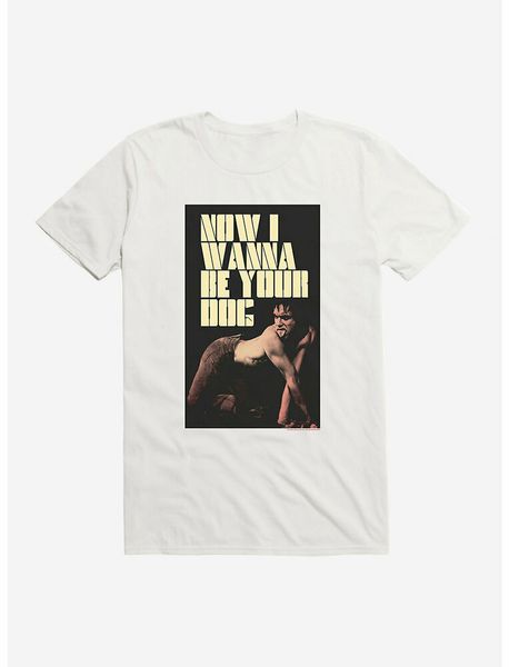 

iggy pop i wanna be t-shirt, White;black