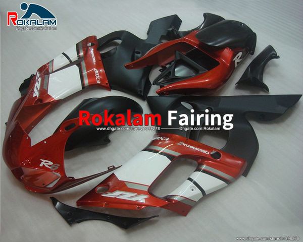 Parti di carenature per Yamaha YZF R6 YZF-R6 1998 1999 2000 2001 2002 YZF600 R6 98-02 Carenatura aftermarket (stampaggio ad iniezione)