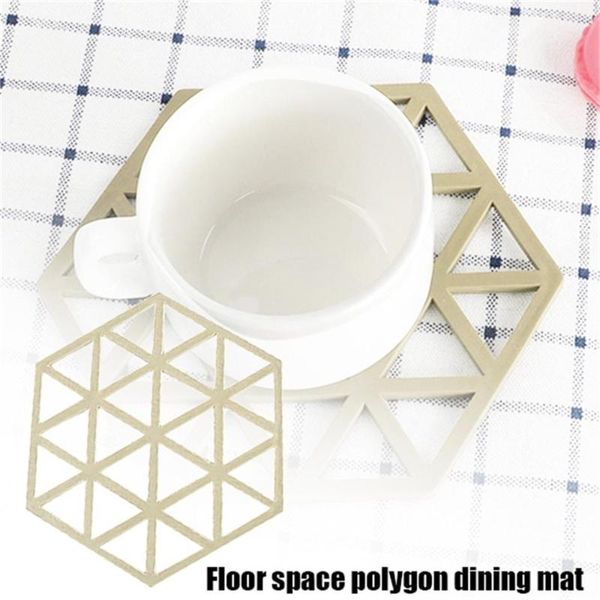 

mats & pads hollow irregular silicone placemat tapetes para mesa de comedor t@