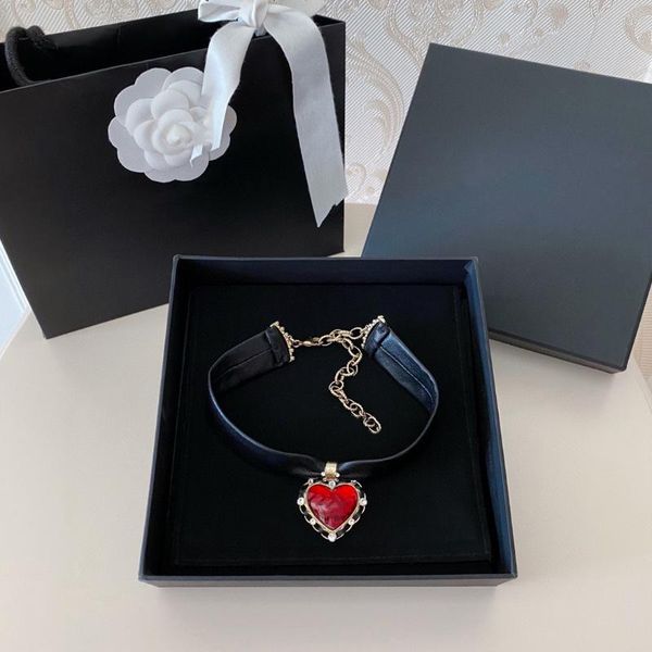 

chokers fashion ladies jewelry necklace winter collier luxury leather chain logo gift, Golden;silver