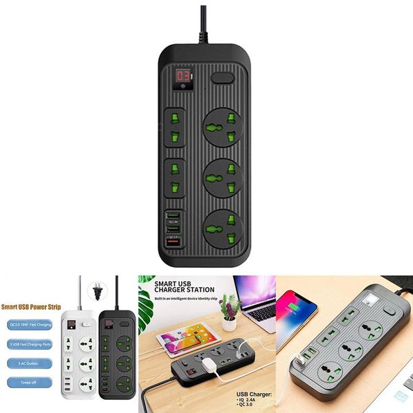 

smart power plugs multifunctional supply board household wiring pc with 5 sockets