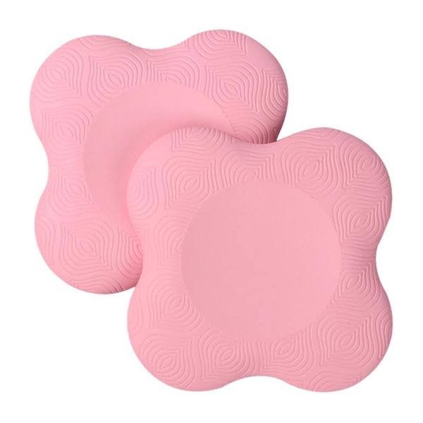 

elbow & knee pads yoga cushion extra thick for elbows wrist hands pu pad exercise pilates fitness workout kneeling protect, Black;gray