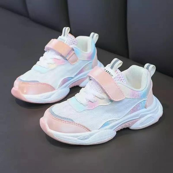 

girls summer casual shoes children fashion breathable sport single comfortable wear-resistant lightweight sneakers athletic & outdoor, Black