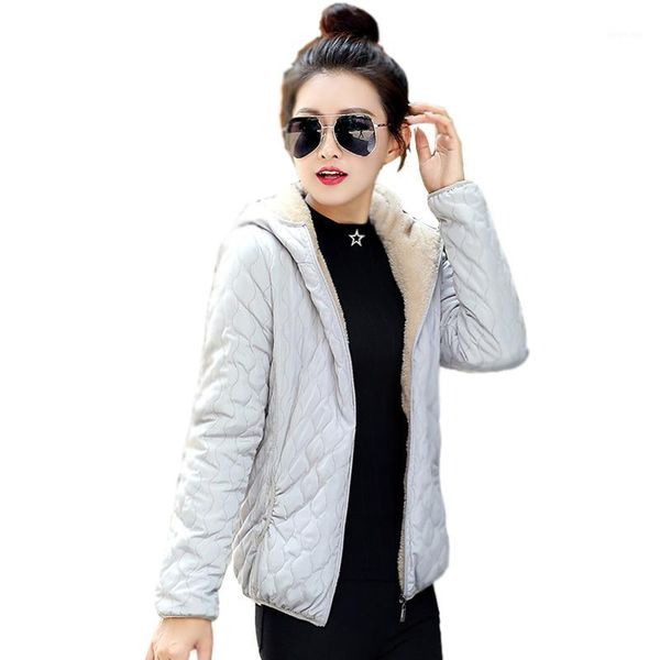 

women's down & parkas nice autumn and winter jacket women slim short snow wear wadded female cotton-padded outerwear coat a424, Black