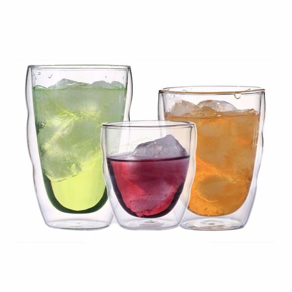 

mugs s handmade heat resistant double wall glass mini tea drink mug healthy coffee insulated