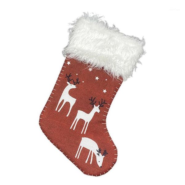 

christmas decorations stocking gift storage bag candy container xmas tree hanging decoration ornaments