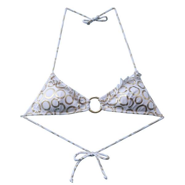 

two-piece suits bikinis for women swimsuit swimwear lace triangle sathing sui white bronzing bikini pattern brazilian