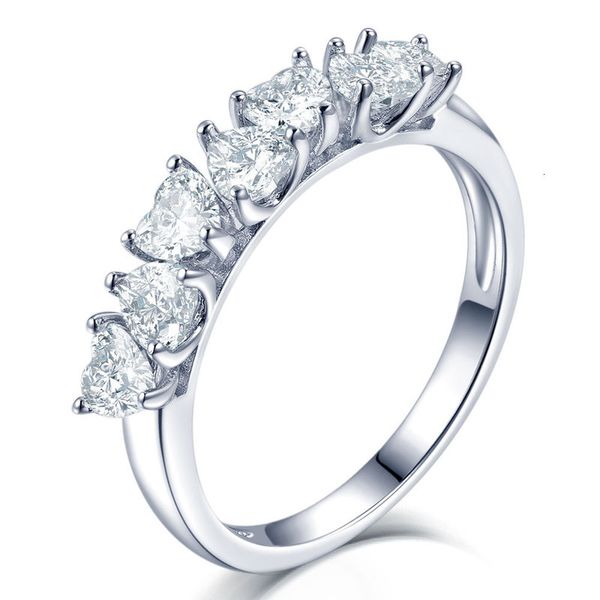 

s925 sterling silver creative heart-shaped zircon diamond wedding 2021 engagement ring