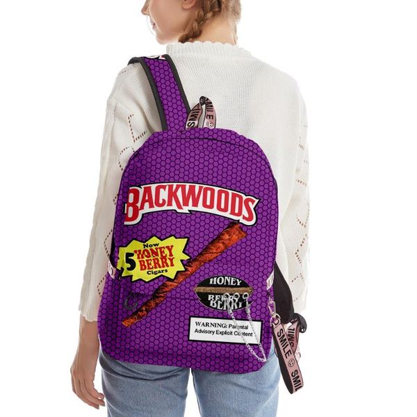 

backpack fashion backpacks cigars backwoods teenager boys girls students school bags streetwear hip hop waterproof travel