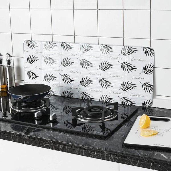 

mats & pads home kitchen stove foil plate prevent oil splash cooking baffle tool aluminum guard