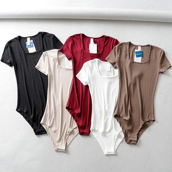 

women's jumpsuits & rompers europe and the united states thread collar bodysuit slim was thin, Black;white