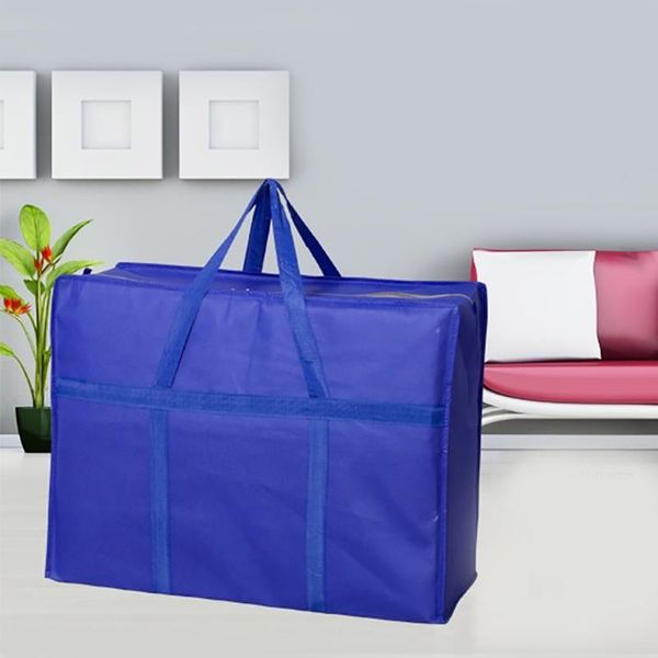 

non woven fabric multifunction large capacity portable travel bag business trip clothes storage zipper closure hand luggage duffel bags