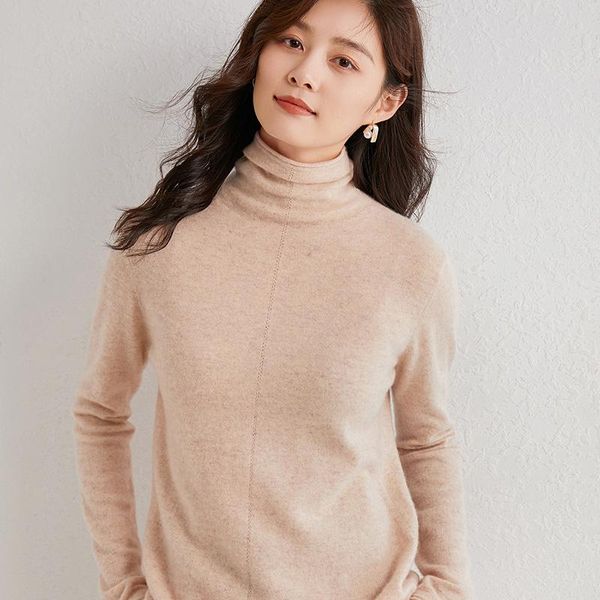 

women's sweaters winter women sweater female pullover 100%wool turtleneck knitted jumpers pull femme, White;black