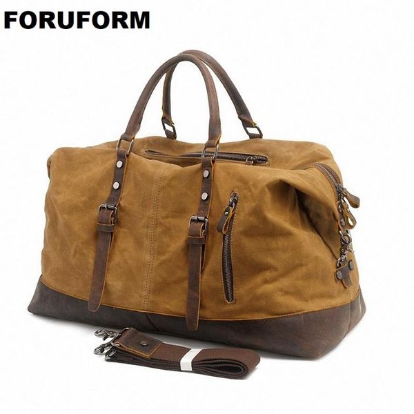 

duffel bags men's travel casual shoulder bag men messenger large handbag waterproof duffle li-1260