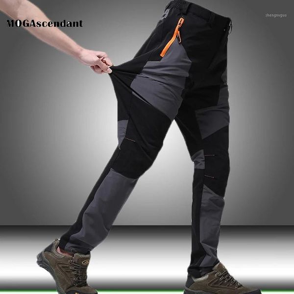 

men's pants outdoor hiking lightweight tactical breathable casual military long trousers male waterproof quick dry cargo, Black