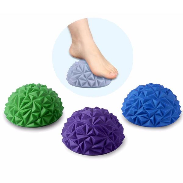 

semicircle fitness relieve gym trigger point massage ball training fascia hockey durian foot pineapple yoga balls