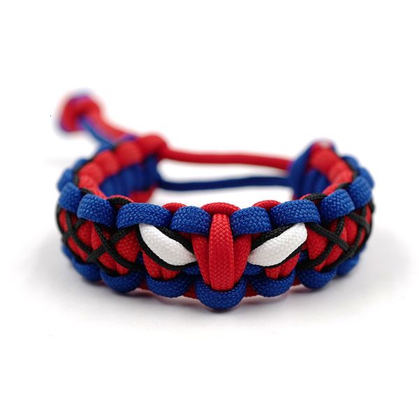 

souvenirs hand catenary hero woven bracelet umbrella rope peter parker star fashion brand