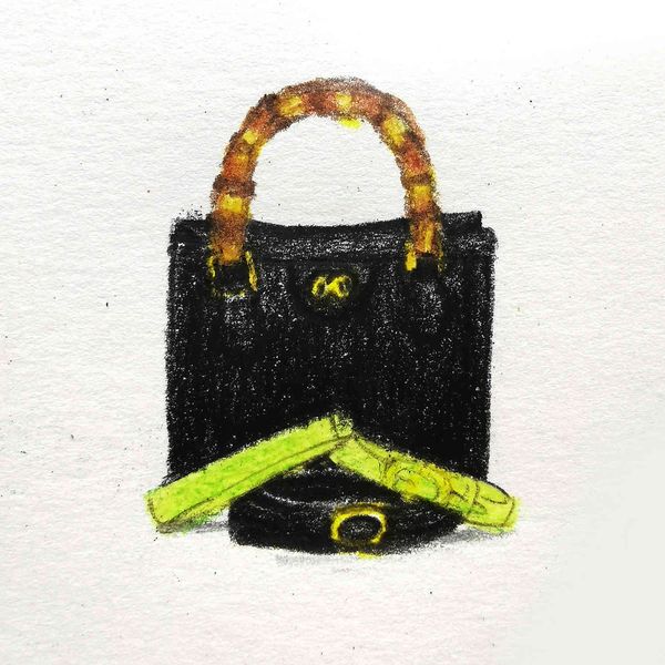 

70% off autumn new series bamboo portable charm women's sling single shoulder diagonal bag