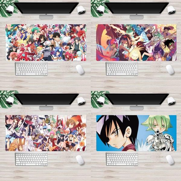 

mouse pads & wrist rests anime shaman king office mice gamer soft pad animation xl large keyboard pc desk mat takuo tablet mousepads