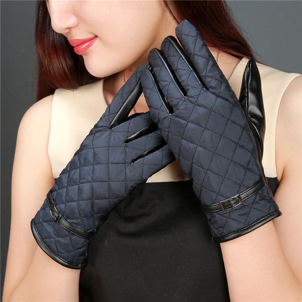 

fingerless gloves winter sport glove warm waterproof for women, Blue;gray