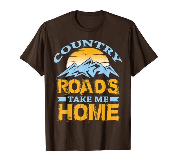 

country roads shirt gift for music festival concert lovers t-shirt, White;black