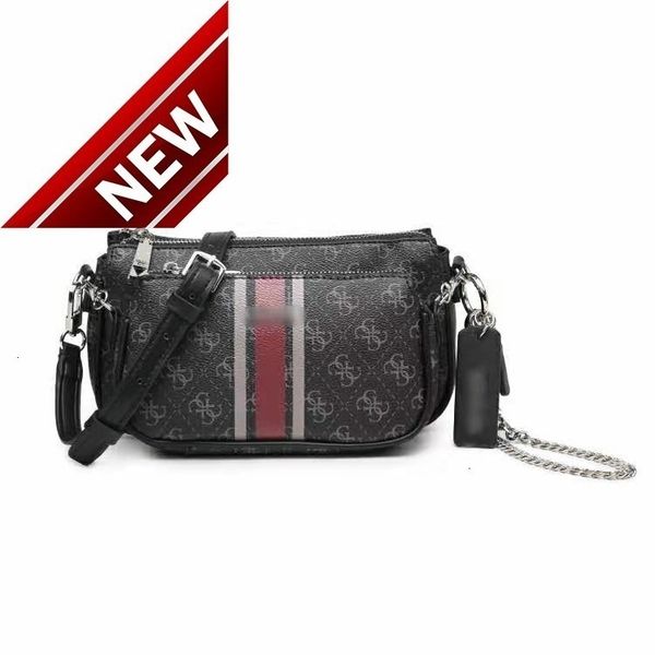 

2020 new old lady's single shoulder slanting bag stripe hanging printing