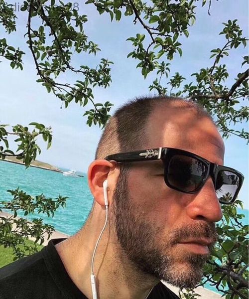 

sunglass glasses large frame es croix sluss bussin, White;black