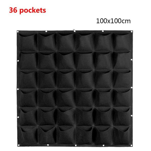 

planters & pots pockets plant grow bags planter vertical garden vegetable living bag wall hanging growing gardening