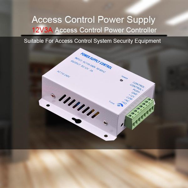 

nordson metal access control power supply output dc 12v 3a gate rfid electric lock switching adapter covertor input ac 110-240v fingerprint