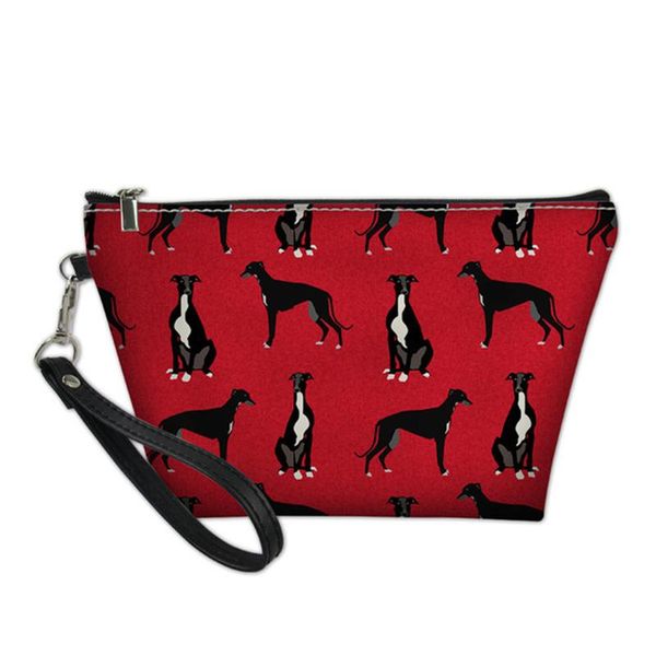 

cute dogs pattern women makeup bags 3d custom for young girls fashion organizer storage pouch necessaries pencil bag cosmetic & cases
