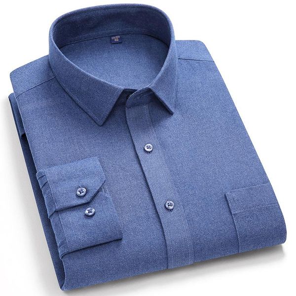 

brushed men's plaid shirt slim fit spring autumn winter male brand casual comfortable soft long sleeved shirts, White;black