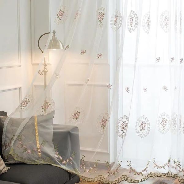

curtain & drapes small fresh embroidered curtains, screens stylish modern minimalist style living room bedroom curtains