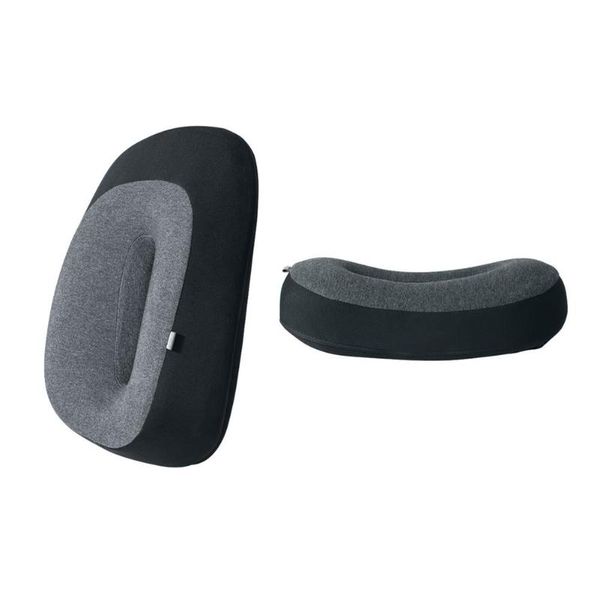 

seat cushions car headrest waist pillow memory foam support neck rest back lumbar cushion breathable auto for home