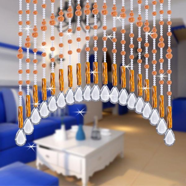 

blinds 9 colour 100% crystal beads rope curtain light living room bedroom chandelier door diy wall home party decor tp12