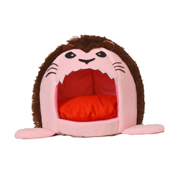 

cute pet dog bed sofa warming cat nest mat house comfortable winter kennel puppy cushion basket accessories supplies kennels & pens