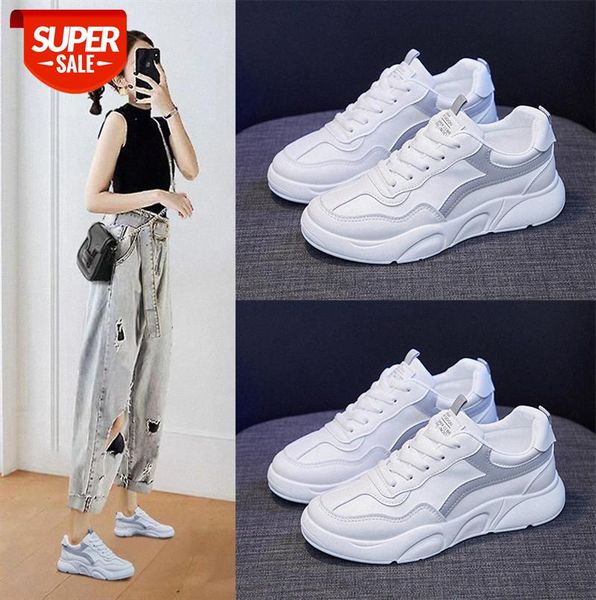 

all-match student white shoes female breathable ins korean flat bottom street 6609 #hy6f