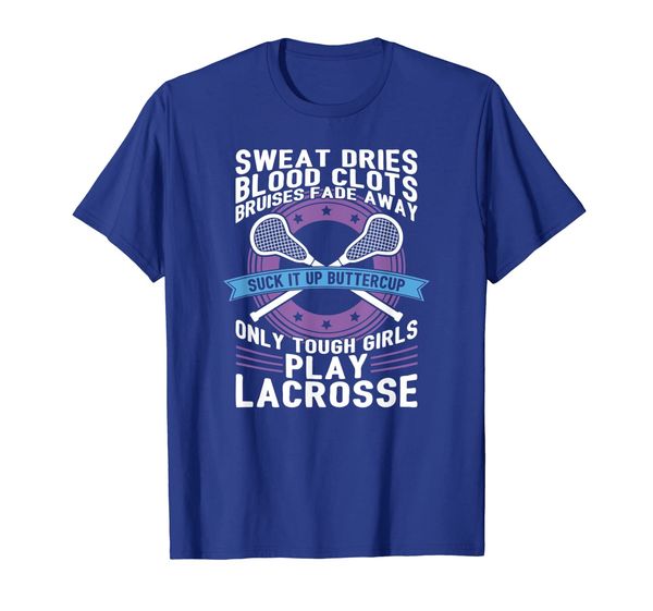 

buttercup tough girl lacrosse t-shirt - fun laxing team gift, White;black