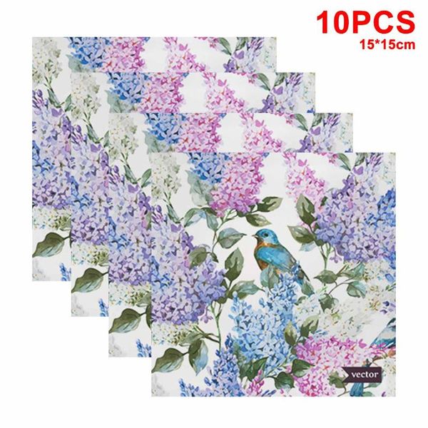 

wall stickers 10 pcs/set birds flowers tile waterproof non-slip for table kitchen floor backsplash furniture decor
