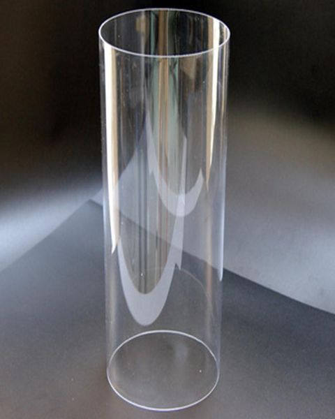 

candle holders 100 pcs/lot wedding props backgammon holder decoration high transparent hollow tube acrylic round