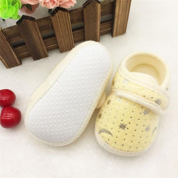 

first walkers born baby girls autumn shoes cute starry sky printed fashion soft sole anti-slip toddler shoe 0-18m a20