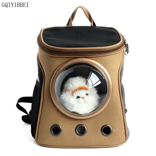 

cat carriers,crates & houses gqiyibbei zipper lock breathable safety portable travel pet carrier space backpack cat/dog astronaut ba